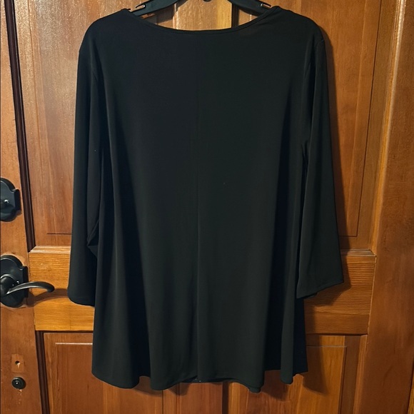 Black Sparkle Women's Top - Picture 3 of 3